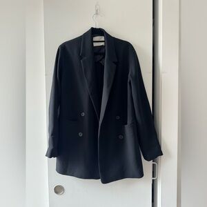 Aritzia Wilfred cherrelle oversized blazer black XXS